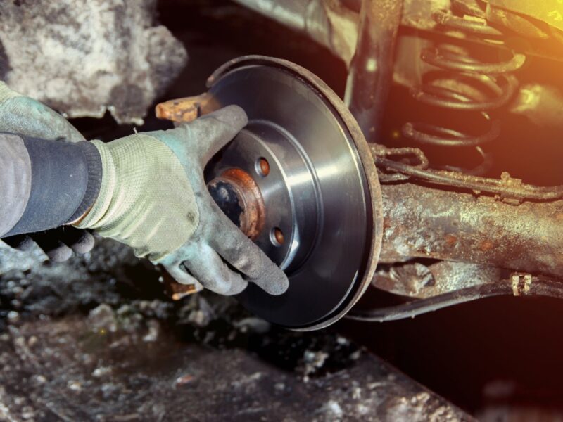 How does the brake system work?