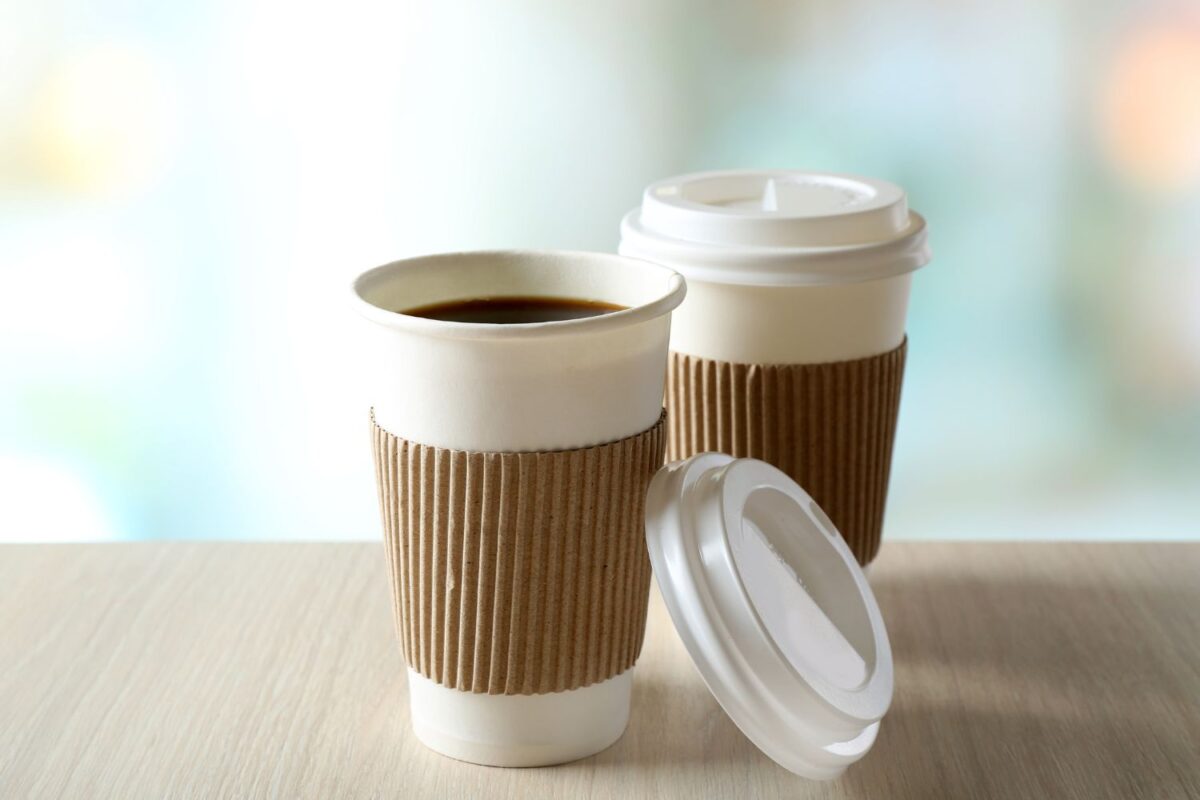 Why do restaurants use paper coffee cups?