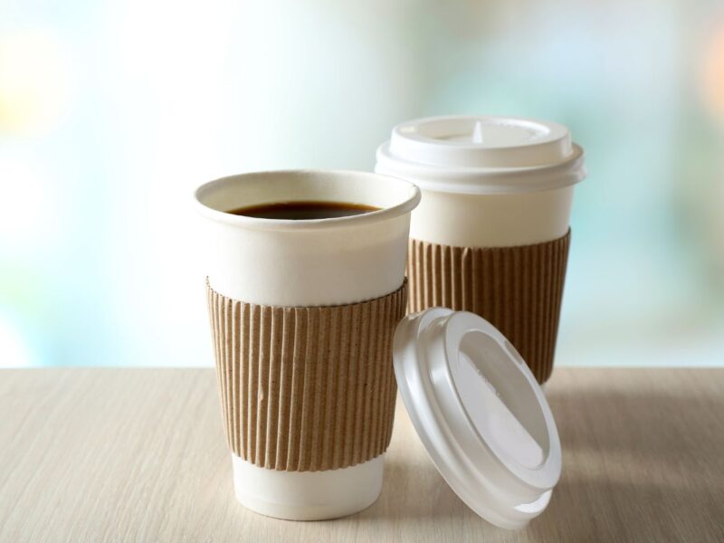 Why do restaurants use paper coffee cups?